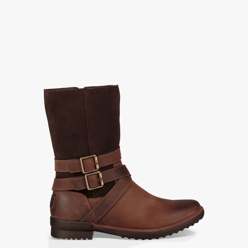 Bottes Classic UGG Lorna Femme Marron Soldes 121UOBJR